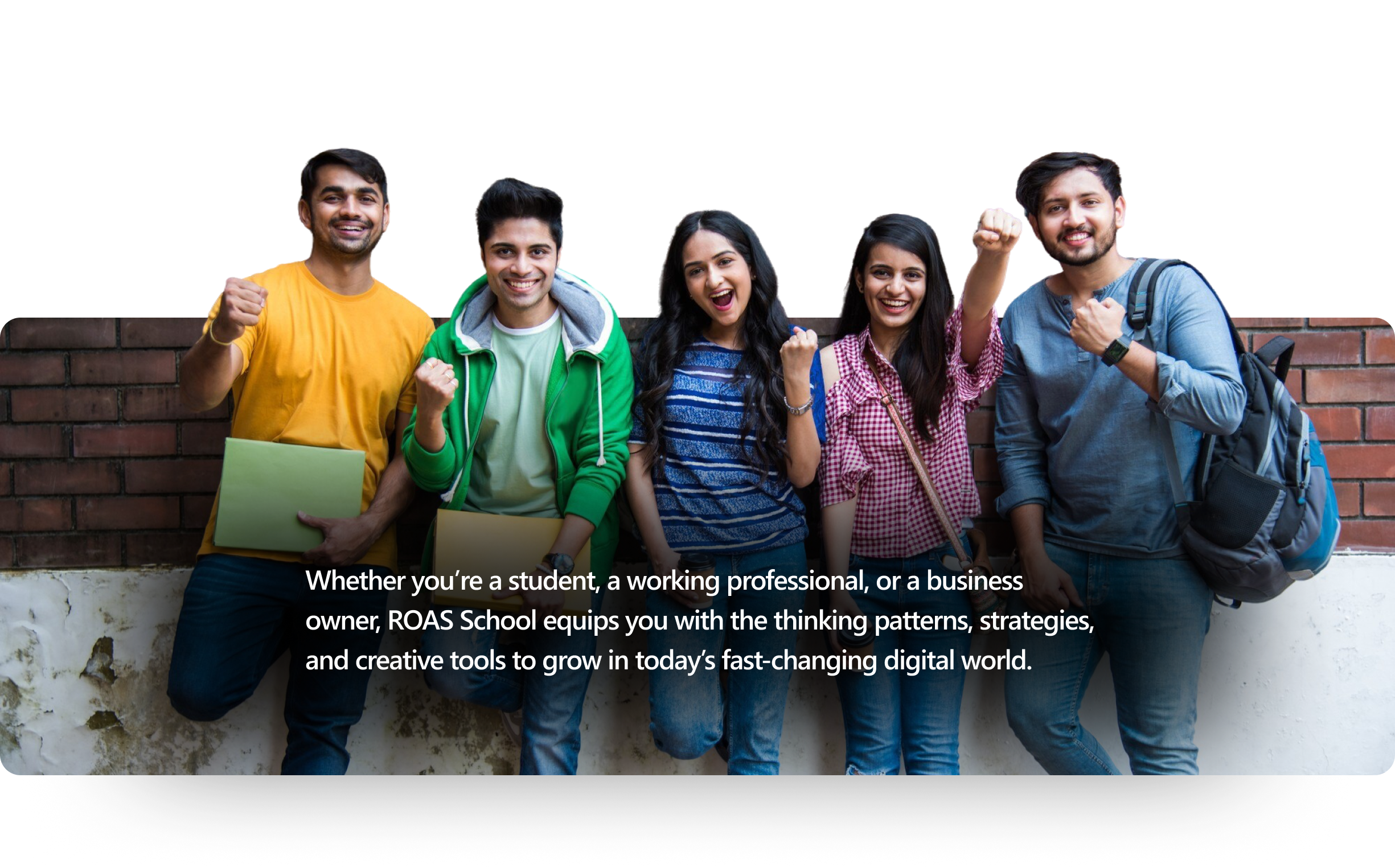 Students at ROAS School of Marketing